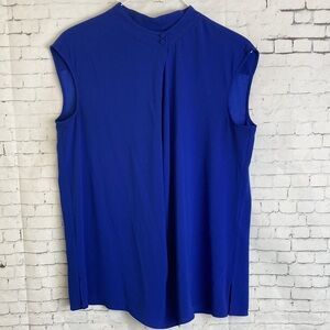 MM Lafleur Cristeta 2.0 Royal Blue Sleeveless Blouse